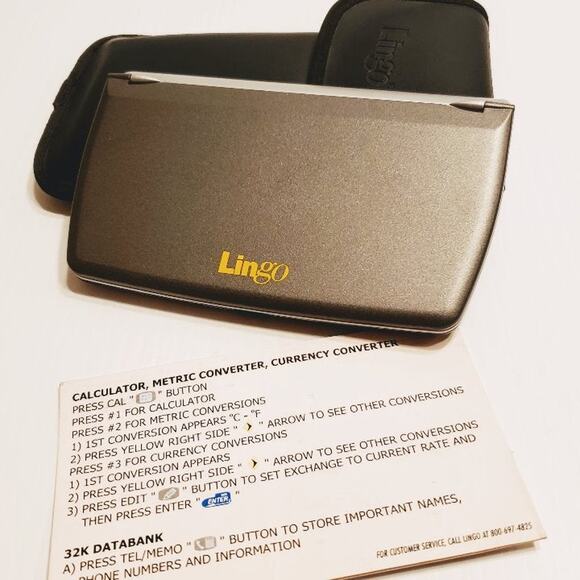 LINGO tt6004 6 language electronic translator. Good working and cosmetic shape - Picture 1 of 11
